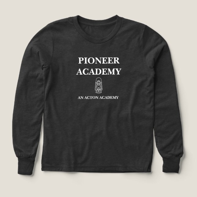 Pioneer Acton Academy Boys Tri-Blend Long Sleeve (Design Vorderseite)