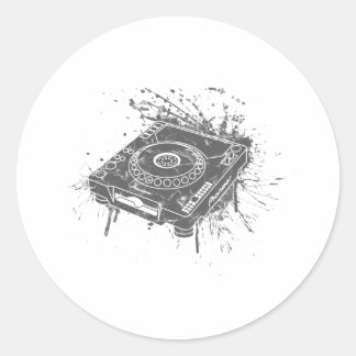 Pioneer CDJ-1000 Graffiti Runder Aufkleber