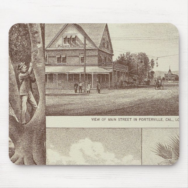 Pioneer Land Co tract, Porterville Mousepad (Vorne)