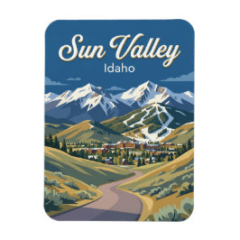 Pioneer Mountains Ausläufer Idaho Magnet