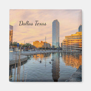 Pioneer Plaza Pond Morgens Magnet