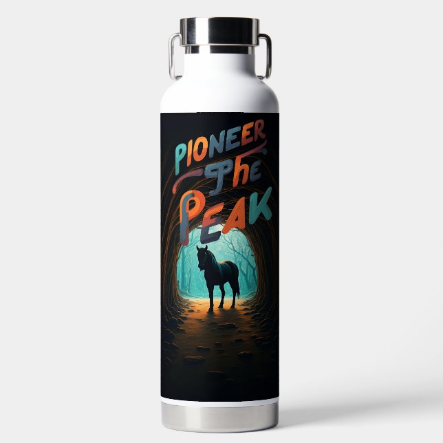 Pioneer the Peak Trinkflasche (Vorderseite)