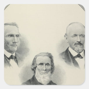 Pioneers Sacto Valley Quadratischer Aufkleber