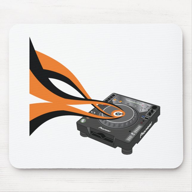 Pionier CDJ 1000 WIRBEL Mousepad (Vorne)
