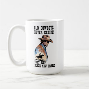 Pionier-Cowboy-Western-Ruhestand  Kaffeetasse