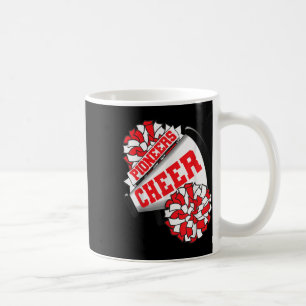 Pioniere feuern zurück zur Cheerleading-Schulgeist Kaffeetasse