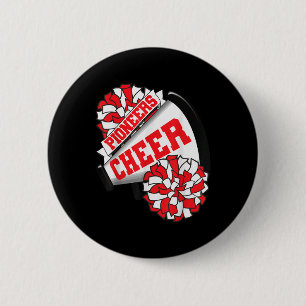 Pioniere jubeln zurück zur Cheerleading-Schulgeist Button