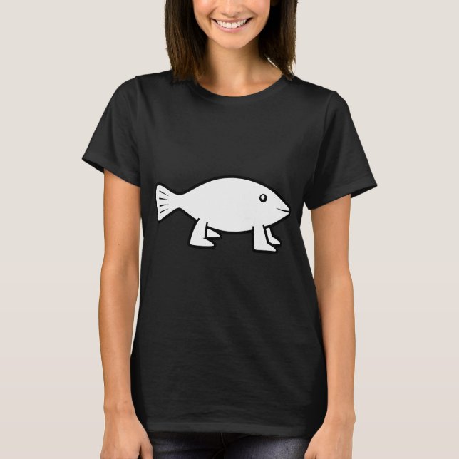 Pionierfisch [original B&W] T-Shirt (Vorderseite)