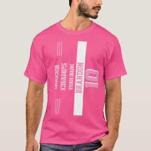 Pioniersport Fußball Briefmarken schwarz rosa pers T-Shirt