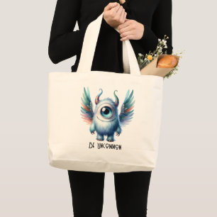Pip - Ein mit Augen Monster - Custom Tote Bag Jumbo Stoffbeutel