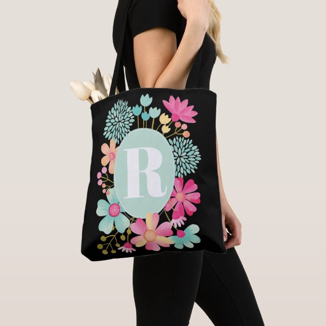 Pip Gerard Gouache Floral Monogram Shoulder (Von Nahem)