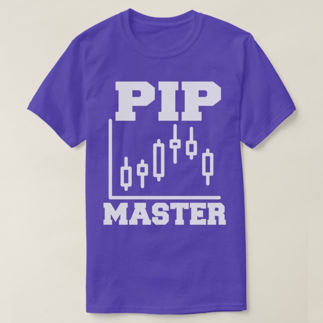 Pip Master Forex Trader T-Shirt (Design vorne)