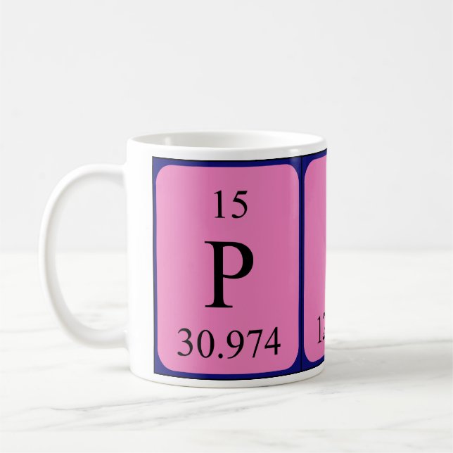 Pip Periodenname Tasse (Links)