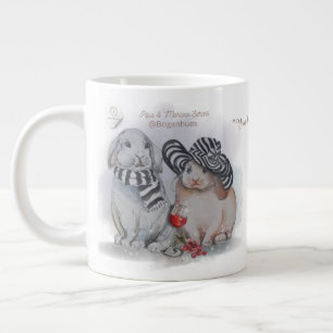 "Pipa & Marlow" Boganhues Druck Jumbo-Tasse
