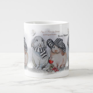 "Pipa & Marlow" Boganhues Print Jumbo-Tasse