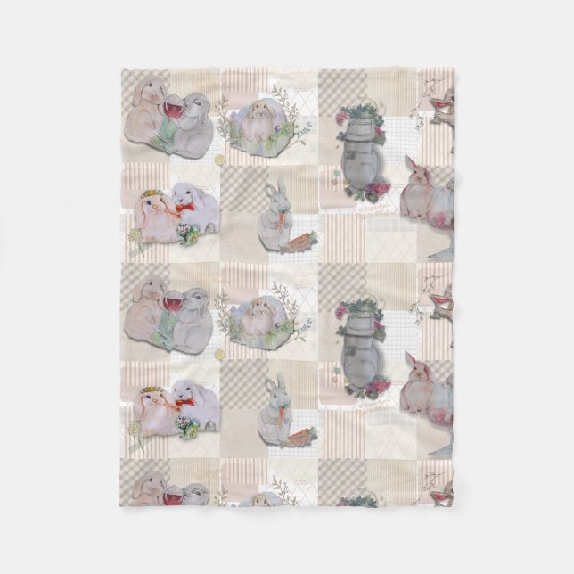 Pipa & Marlow Theme Baby Fleece Blanket (Vorderseite)