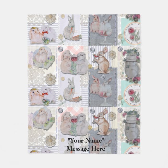 Pipa & Marlow Theme Fleecedecke (Vorderseite)