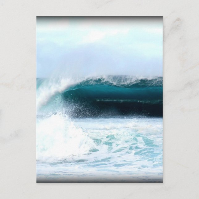 Pipe Line Hawaii Postkarte (Vorderseite)