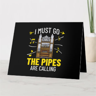 Pipe Organ Piano Organist Instrument Musik Musica Karte