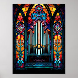Pipe Organ Poster