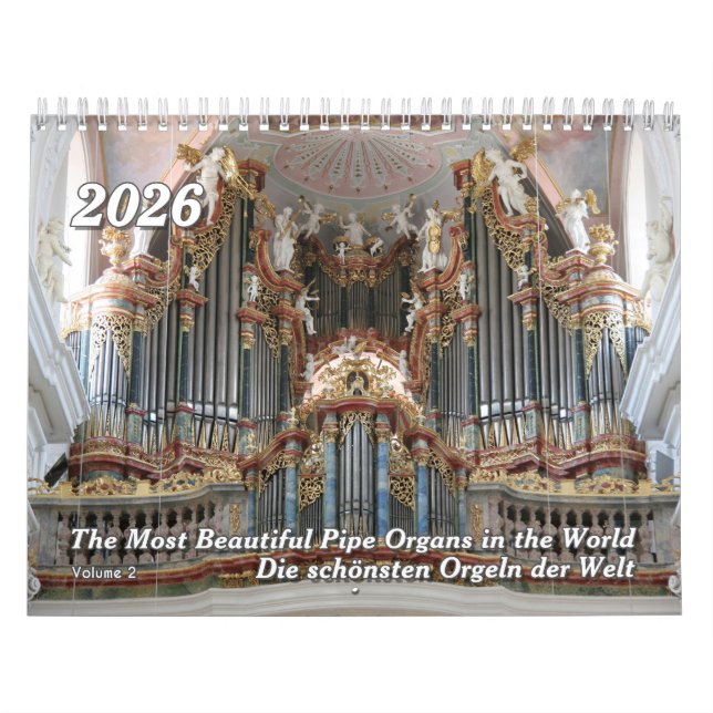 Pipe Organs of the World 2026 - Ein Musikkalender Kalender (Titelbild)