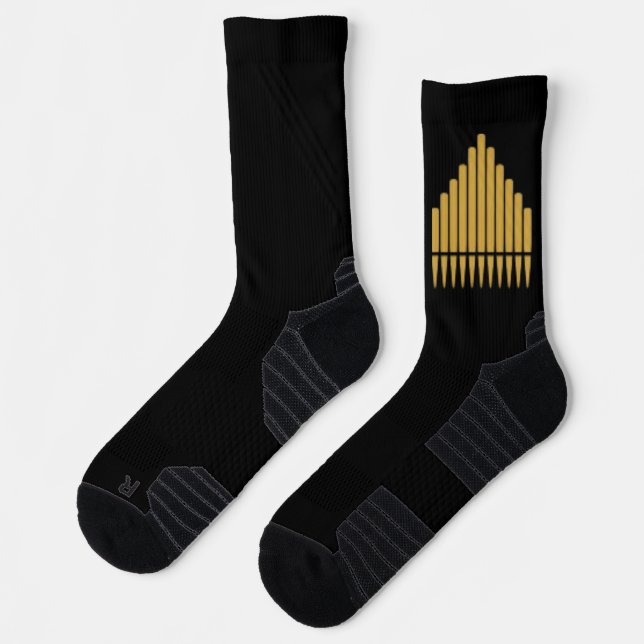 Pipe Orgel Gold Virtuosen-Performance Socken (Links)