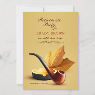 Pipe Tobacco Einladung