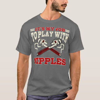 Pipefitter Gifts Funny Plumber Plumbing I Play T-Shirt