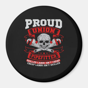 Pipefitter Steamfitter Plumber - Qualifizierte Lab Magnet