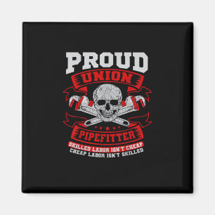 Pipefitter Steamfitter Plumber - Qualifizierte Lab Magnet