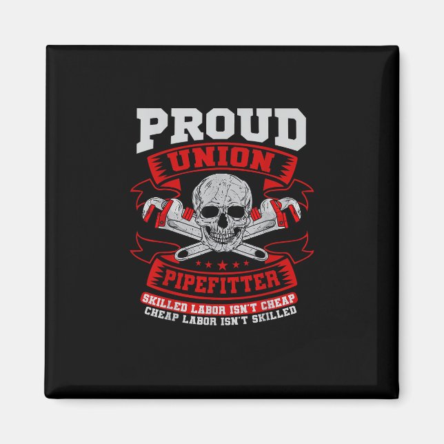 Pipefitter Steamfitter Plumber - Qualifizierte Lab Magnet (Vorne)