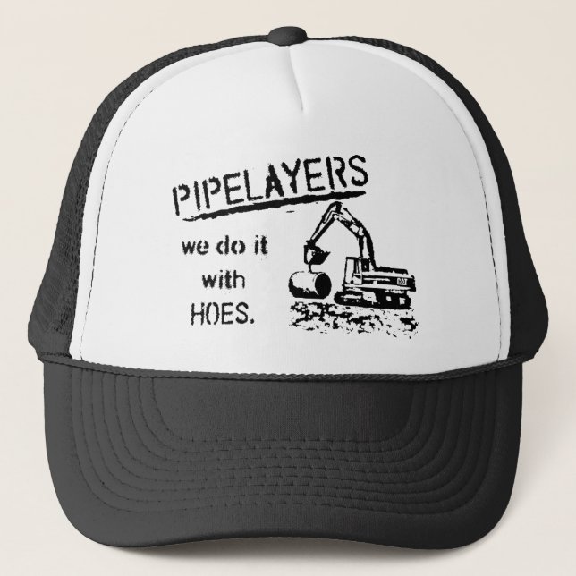 Pipelayer Spaß Truckerkappe (Vorderseite)