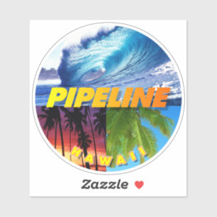 Pipeline, Hawaii Aufkleber