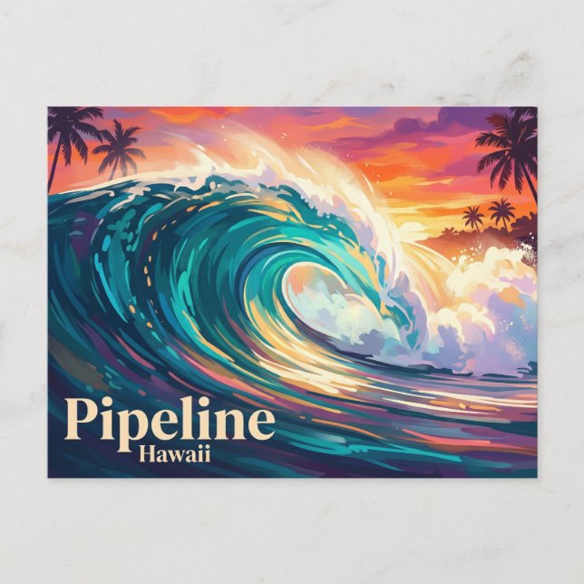 Pipeline USA Postkarte (Vorderseite)