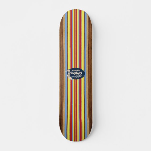 Pipeline Vintag Surf Skateboard (Vorne)