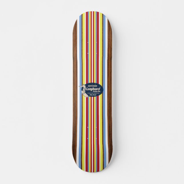 Pipeline Vintag Surf Skateboard (Vorne)