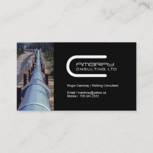 Pipeline Welder Business Card Visitenkarte
