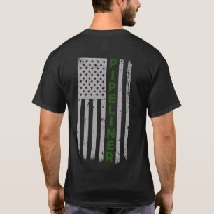 Pipeliner US Flaggen-Stolz T-Shirt
