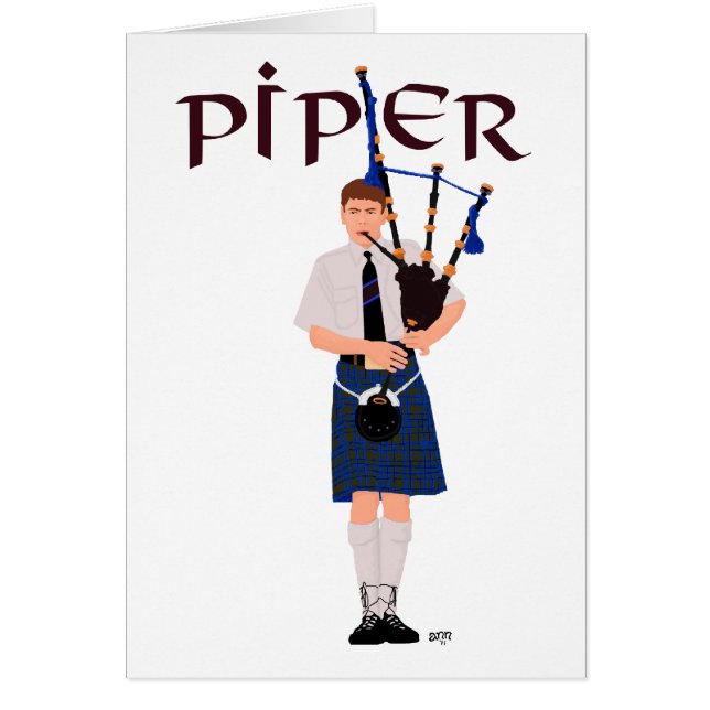 PIPER Blau Kariert (Vorne)