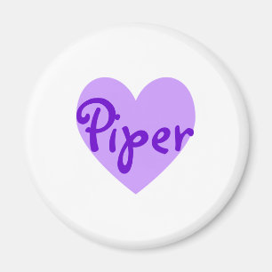 Piper in Lila Magnet