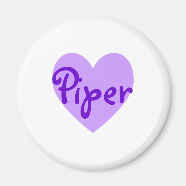 Piper in Lila Magnet (Vorne)