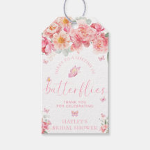 Piper Peony Butterfly Brautparty Favor