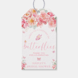Piper Peony Butterfly Brautparty Favor Geschenkanhänger