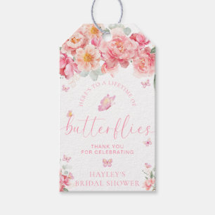 Piper Peony Butterfly Brautparty Favor Geschenkanhänger