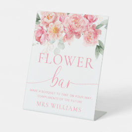 Piper Peony Floral Blume Bar Sockelschild