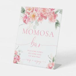 Piper Peony Floral Momosa Bar Sockelschild