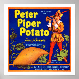 Piper Potato Poster