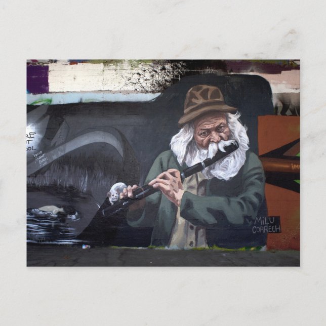 Piper Urban Art Postkarte (Vorderseite)