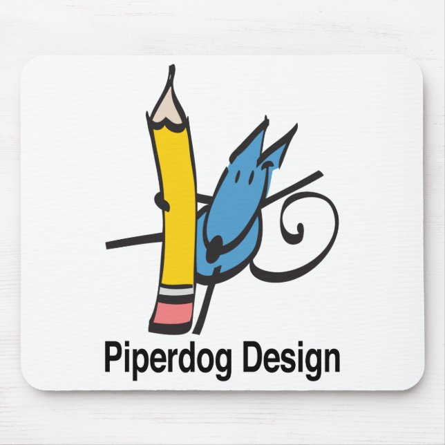 Piperdog Entwurfs-Mausunterlage Mousepad (Vorne)