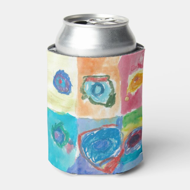 Pipers konzentrische Kreise Dosenkühler (Kanne Vorderseite)